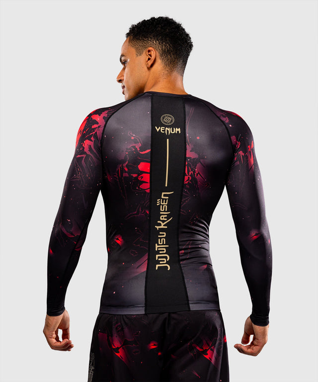Venum Rashguard x Jujutsu Kaisen Itadori Mâneci Lungi – Negru/Roșu
