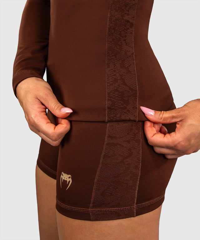 Venum Rashguard Viper Lange ærmer til Kvinder - Brun