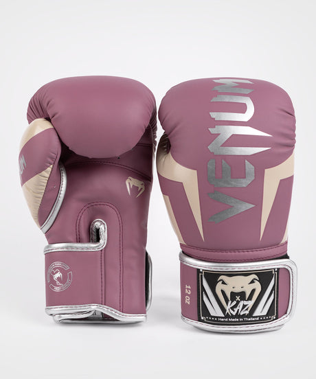 Venum Boxhandschuhe x Kaz – Dunkelorchidee/Silber