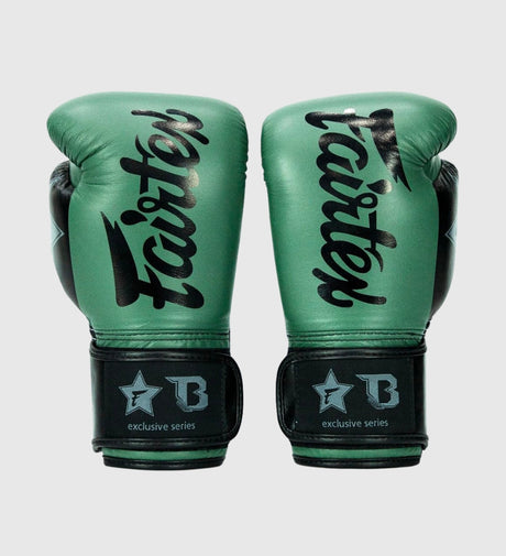 Guantes de boxeo Fairtex FXB V2 – Caqui Verde/Negro