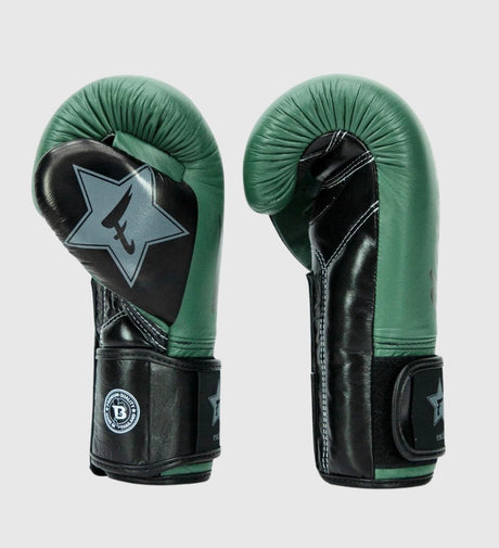 Guantes de boxeo Fairtex FXB V2 – Caqui Verde/Negro
