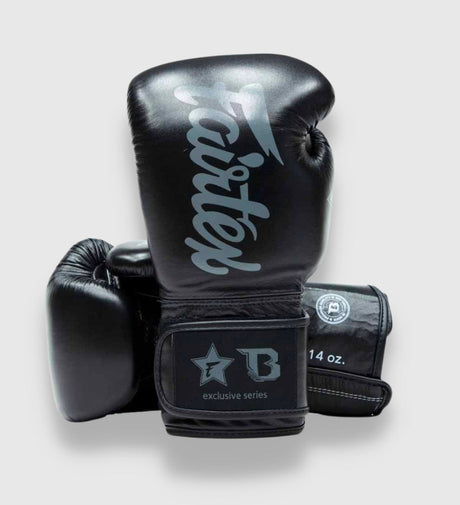 Fairtex Boksehandsker FXB V2 – Sort/Grå – Boksehandsker
