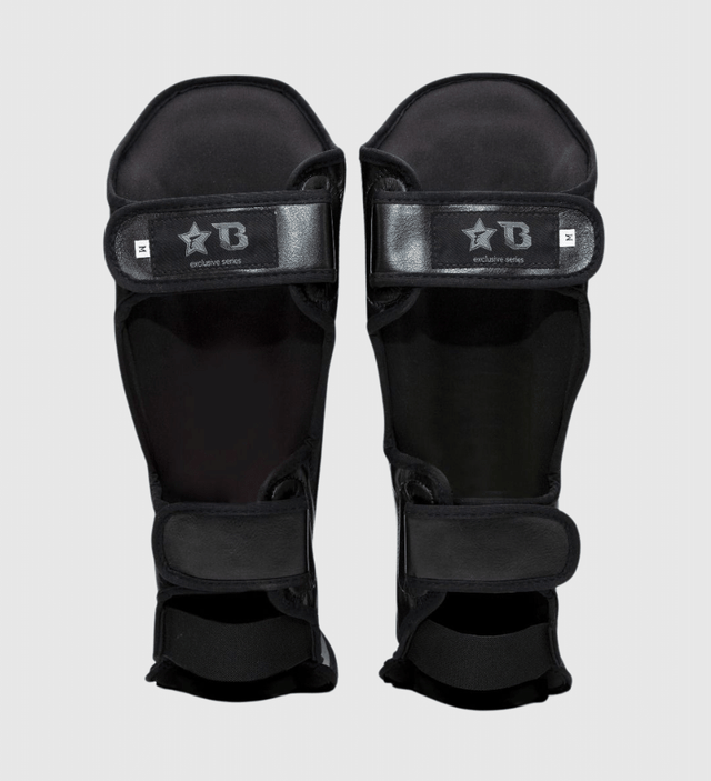 Espinilleras Fairtex FXB – Negro/Gris