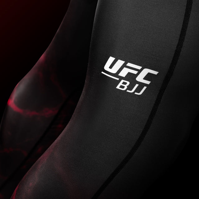 Pantaloncini a compressione Hayabusa x UFC BJJ – Nero/Rosso