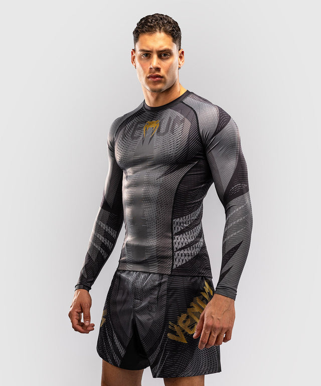 Rashguard Venum Galactic 3.0 Maniche lunghe – Nero/Oro