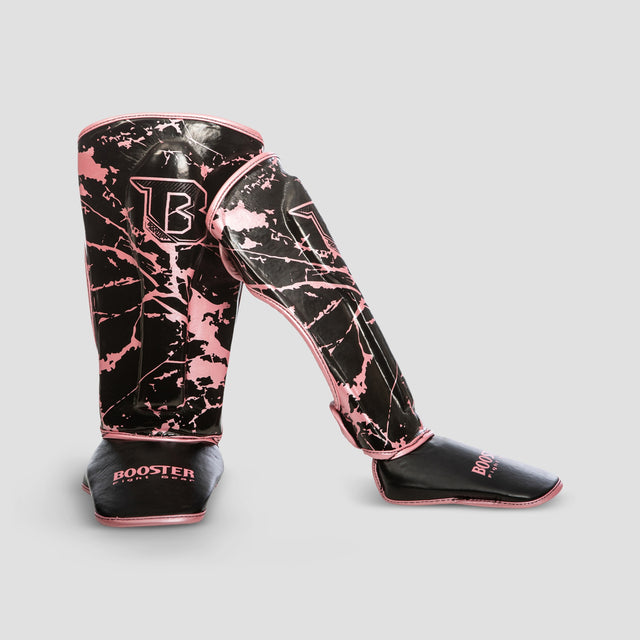 Espinilleras Booster SG Marble Niños - Rosa