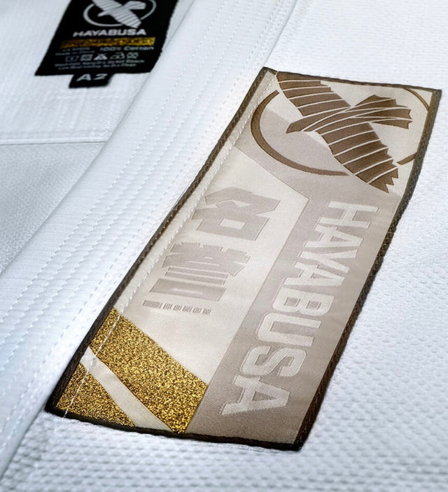 Hayabusa BJJ Gi Ascend Lightweight - Hvid - BJJ-gi'er