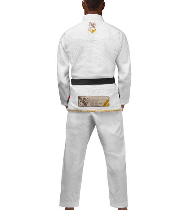 Hayabusa BJJ Gi Ascend Lightweight - Hvid - BJJ-gi'er