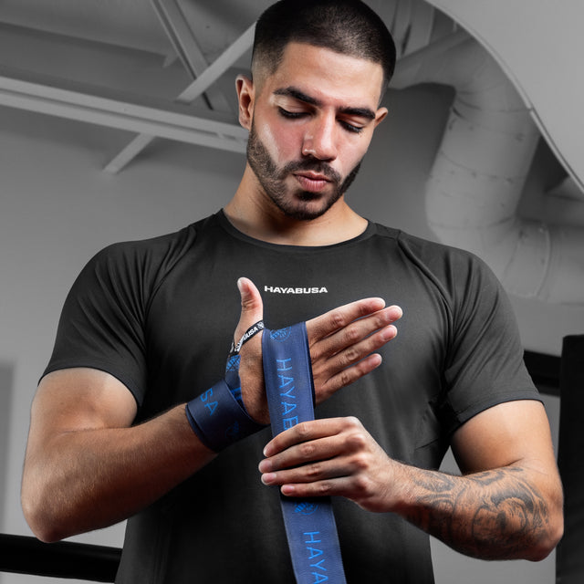 Bende da boxe Hayabusa Deluxe – Blu