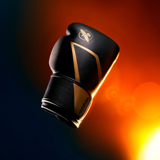 Hayabusa E1 Boxhandschuhe – Schwarz/Gold