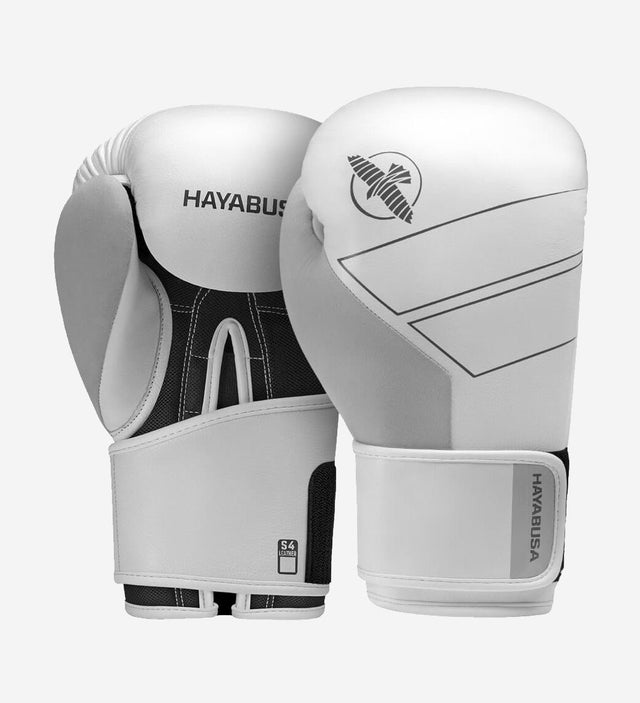 Hayabusa Boxhandschuhe S4 Leder – Weiß – Boxhandschuhe