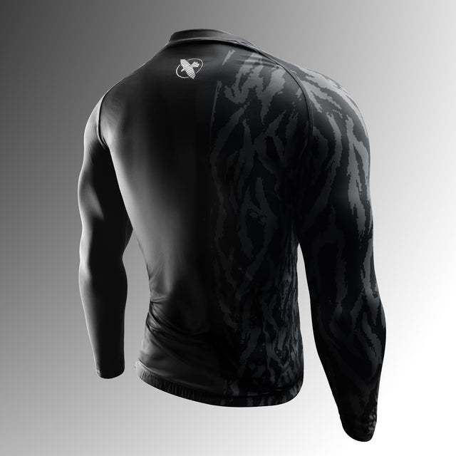 Rashguard Hayabusa Apex Manches Longues – Noir Carbone