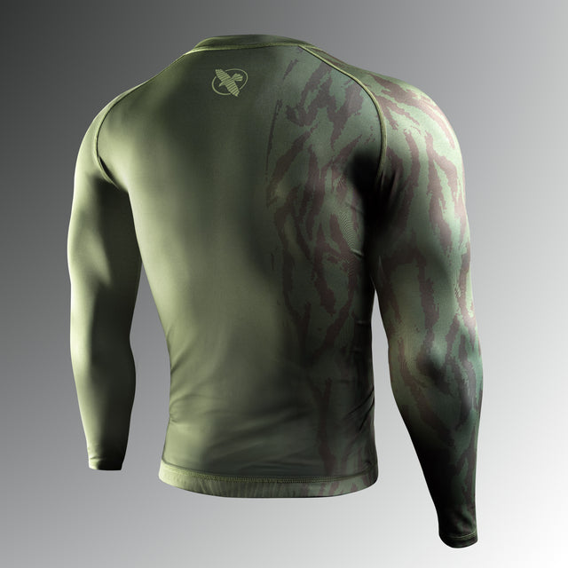 Rashguard Hayabusa Apex Manches Longues – Vert Tactique
