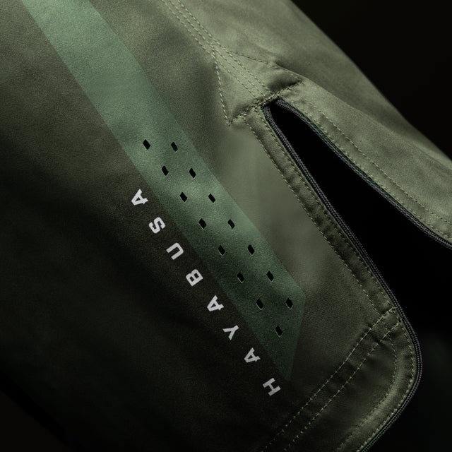 Calções de MMA Hayabusa Core Comprimento Total – Verde Escuro