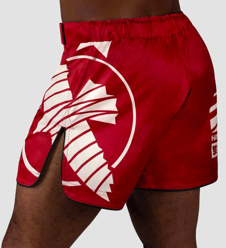 Spodenki MMA Hayabusa Icon – Czerwone/Białe