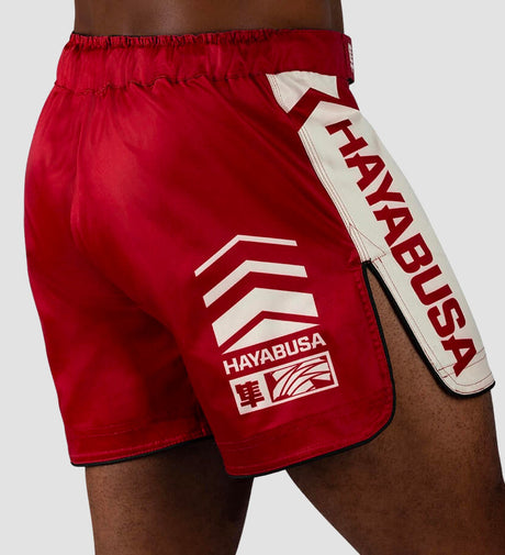 Spodenki MMA Hayabusa Icon – Czerwone/Białe