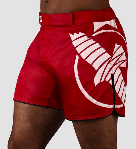 Spodenki MMA Hayabusa Icon – Czerwone/Białe
