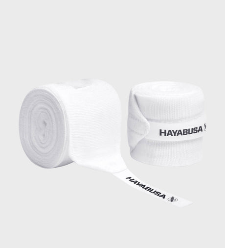 Bandes de boxe professionnelles Hayabusa Gaas – Blanc