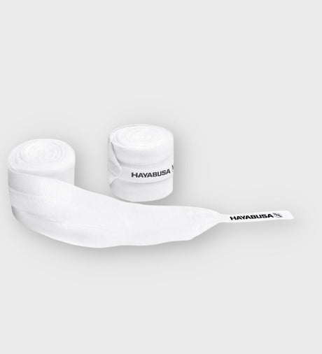 Bandes de boxe professionnelles Hayabusa Gaas – Blanc