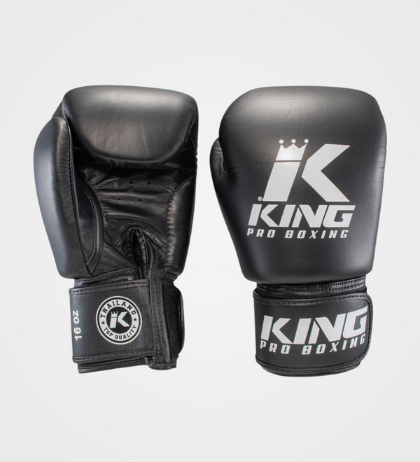 King Pro Boxing Boksehandsker BGVL3 – Sort/Hvid