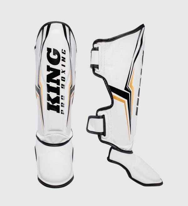 Chrániče holení King Pro Boxing Thor – Bílá/Černá/Zlatá