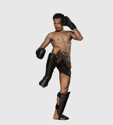 Espinilleras King Kickboxing – Negro – Espinilleras