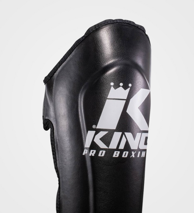 Espinilleras King Kickboxing – Negro – Espinilleras
