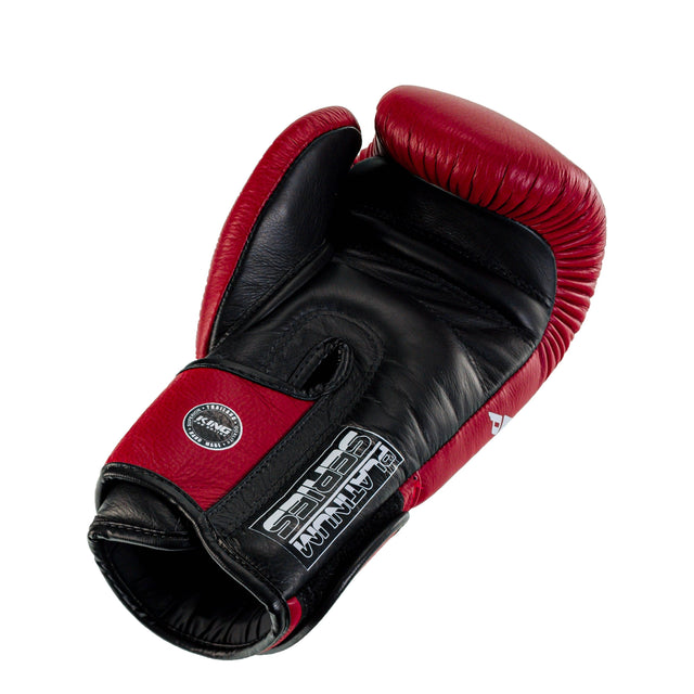 King Pro Boxing Boxhandschuhe Platinum – Rot/Schwarz