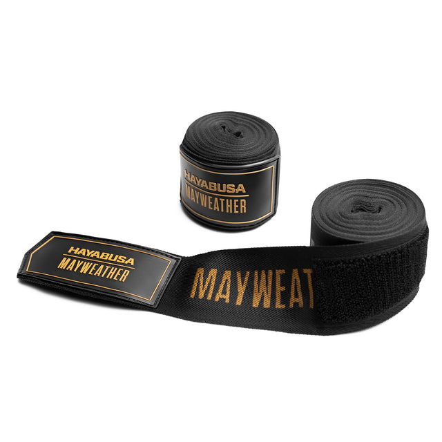 Bende da boxe Hayabusa x Mayweather Deluxe – Nero/Oro