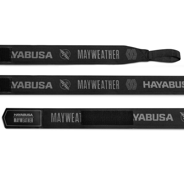 Hayabusa x Mayweather Håndbind Deluxe - Sort/Grå