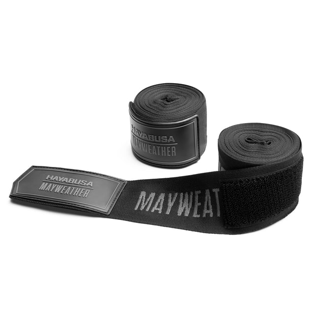 Hayabusa x Mayweather Håndbind Deluxe - Sort/Grå