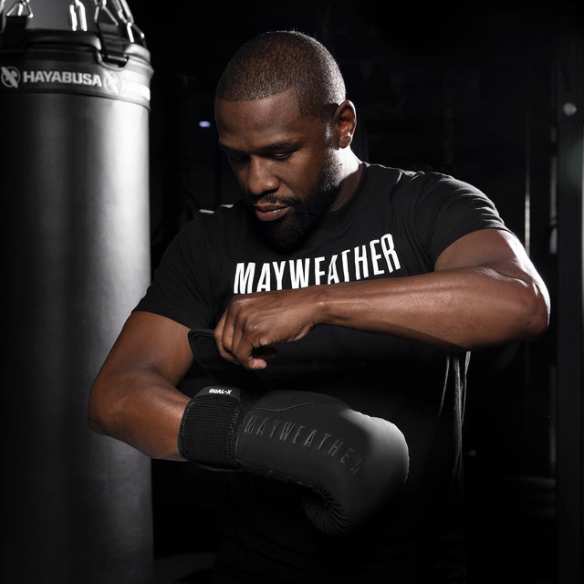 Hayabusa x Mayweather Boksehandsker Champ - Sort/Sort