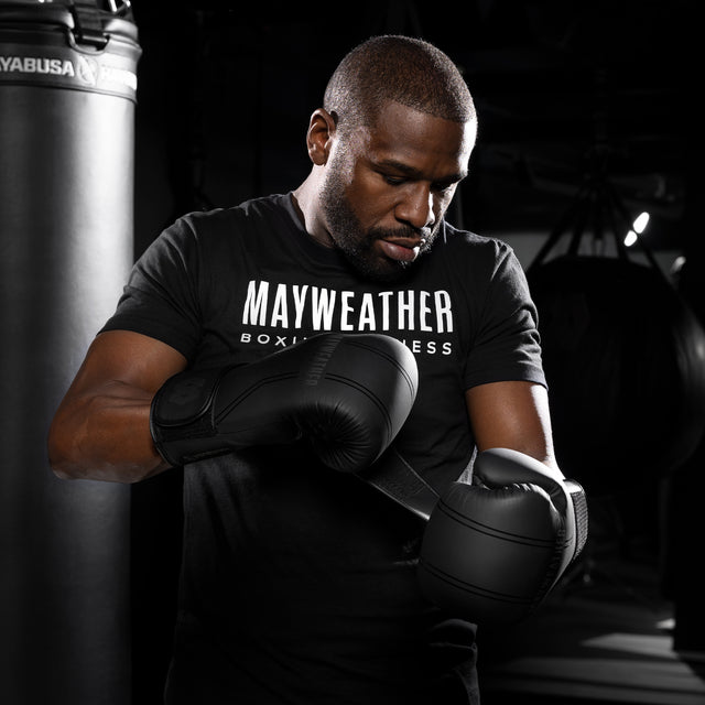 Hayabusa x Mayweather Boksehandsker Contender - Sort/Sort