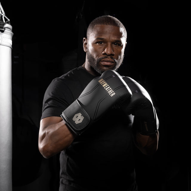 Luvas de boxe Hayabusa x Mayweather Contender – Preto/Ouro
