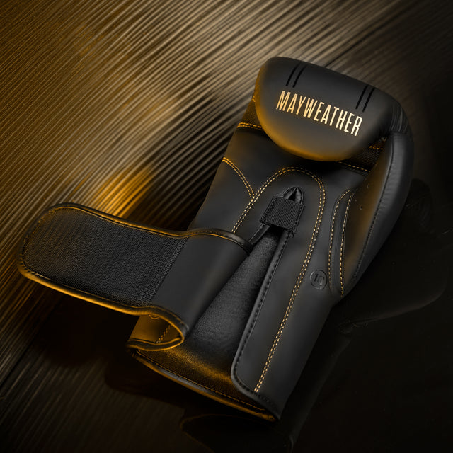 Luvas de boxe Hayabusa x Mayweather Contender – Preto/Ouro