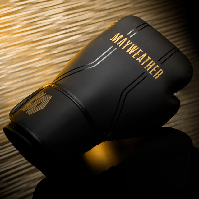 Luvas de boxe Hayabusa x Mayweather Contender – Preto/Ouro