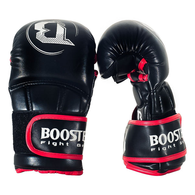 Booster MMA sparringshandsker Pro - Sort/Rød