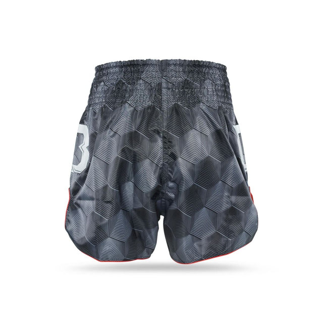 Calções de Muay Thai Fairtex FXB Stealth – Cinzento