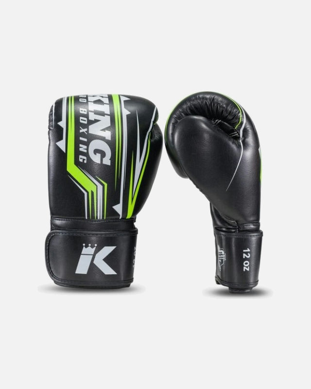 King Pro Boxing Boxhandschuhe Spartan – Schwarz