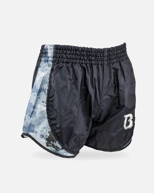 Pantalones de Muay Thai Booster Retro Hybrid – Gris