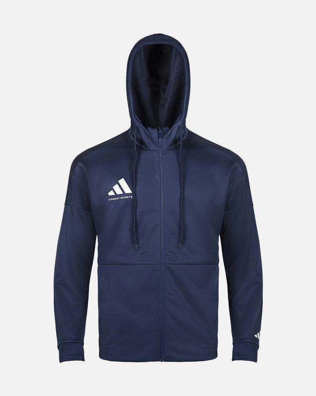 Adidas Tréninková bunda Combat Sports – Modrá