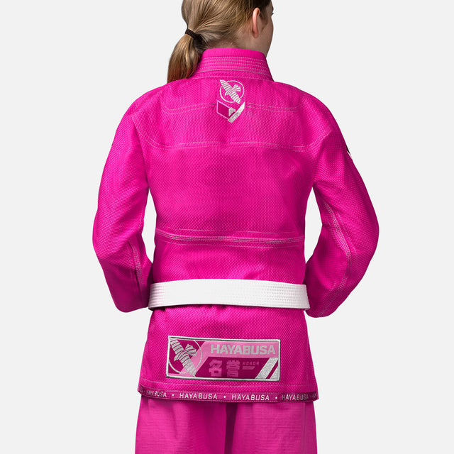Kimono BJJ Hayabusa Ascend Copii – Roz