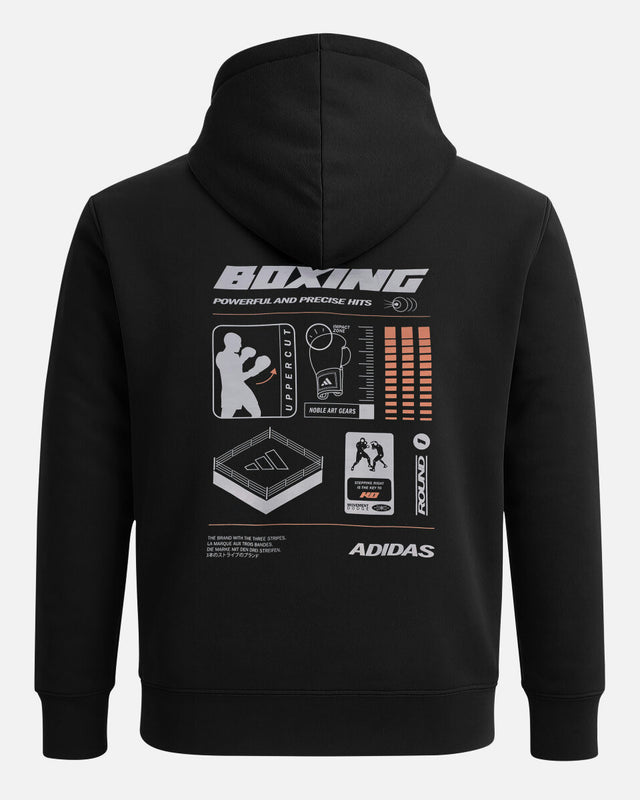 Felpa Adidas Boxing Graphic Line – Nero (ADIGLHD26B1-90000)
