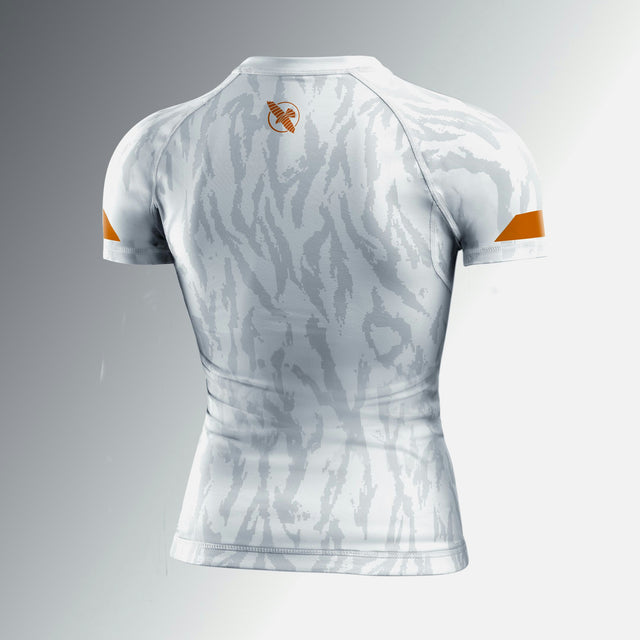 Hayabusa Rashguard Apex Vantage Kurzarm Damen – Weiß