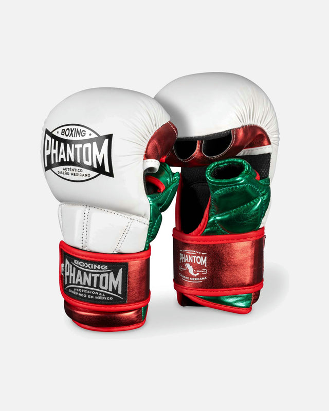 Phantom Athletics MMA-Handschuhe Mexico – Silber/Rot