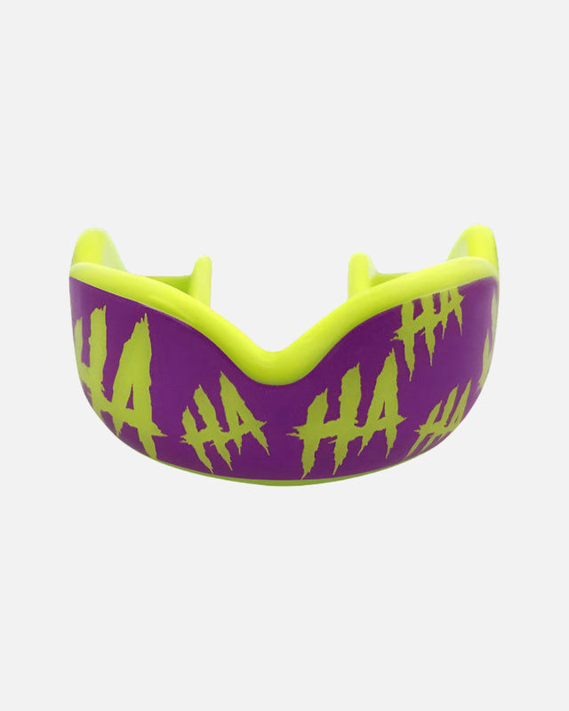 Proteză dentară de box Damage Control Protecție dentară Extreme Impact Series HaHaHa – Galben/Mov