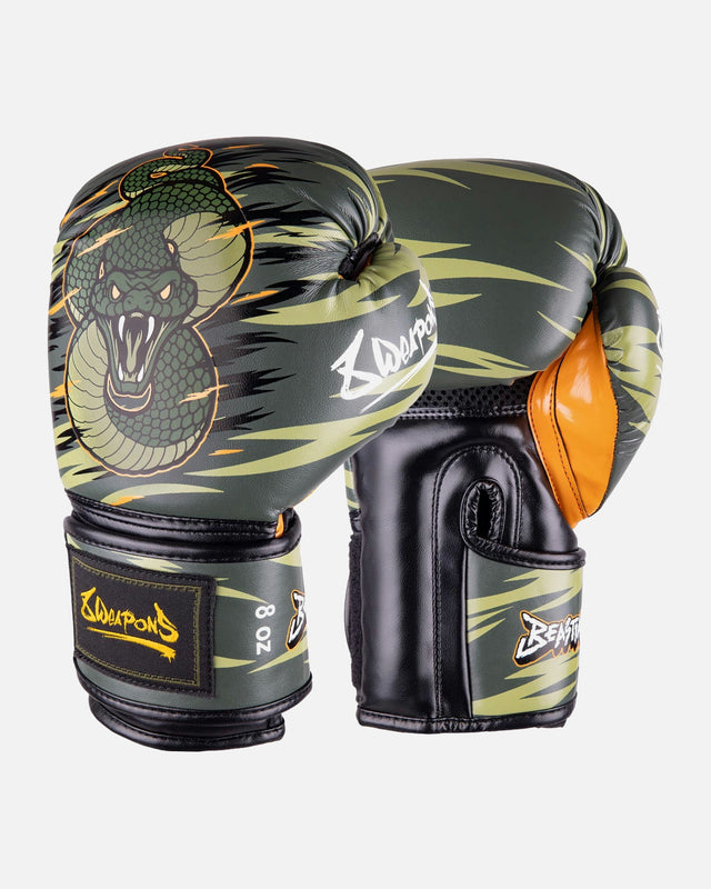 8 WEAPONS Boxhandschuhe Beastial Viper – Khaki