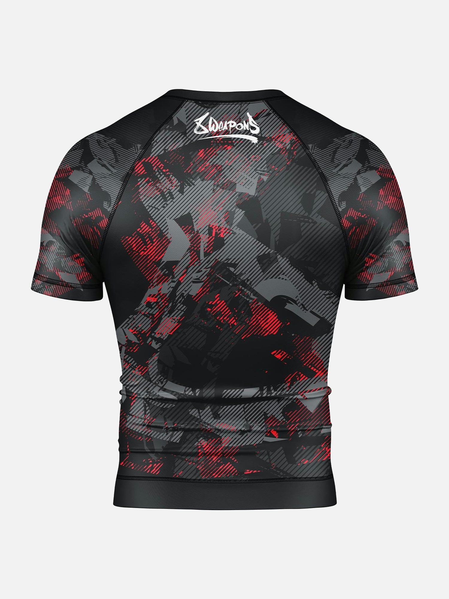 8 WEAPONS Rashguard Hit 2.0 – Schwarz/Rot