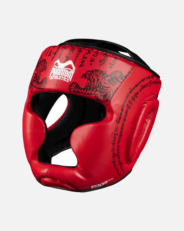 Cască de box Phantom Athletics Muay Thai – Roșu