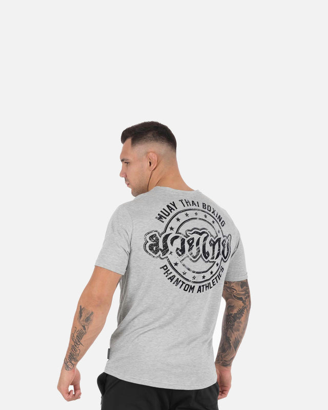 Phantom Athletics Trička Muay Thai – Šedé